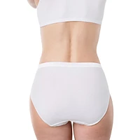 Essentials Stretch-Cotton High-Cut Full Briefs