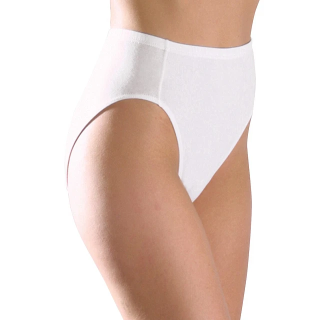 Elita Essentials Stretch-Cotton High-Cut Full Briefs