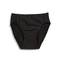 Essentials Stretch-Cotton High-Cut Full Briefs