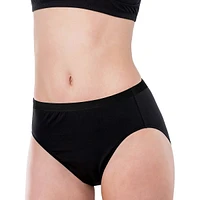 Culotte à taille haute en coton extensible