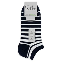 Women's Ombré Stripe Low-Cut Ankle Socks