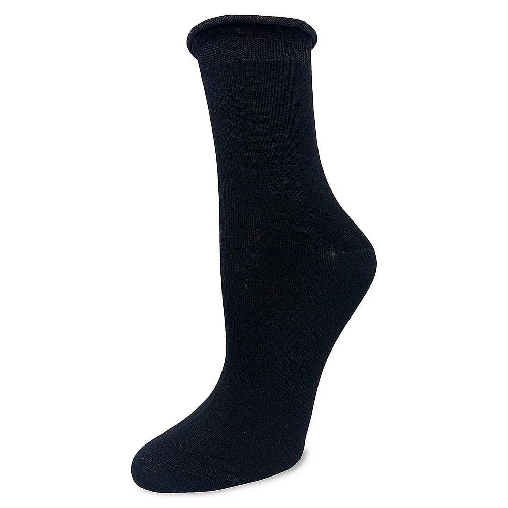 Women's Ruffle Mid-Crew Socks