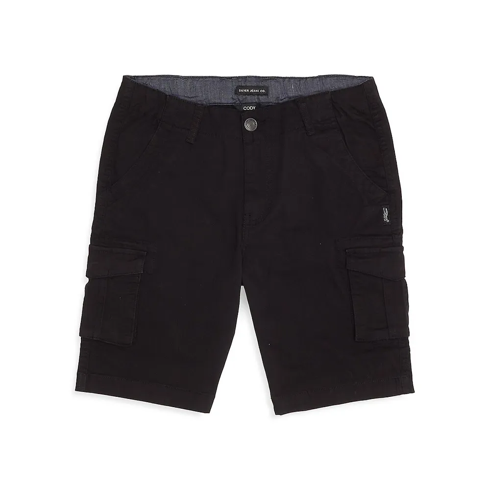 Boy's Cargo Stretch Twill Shorts