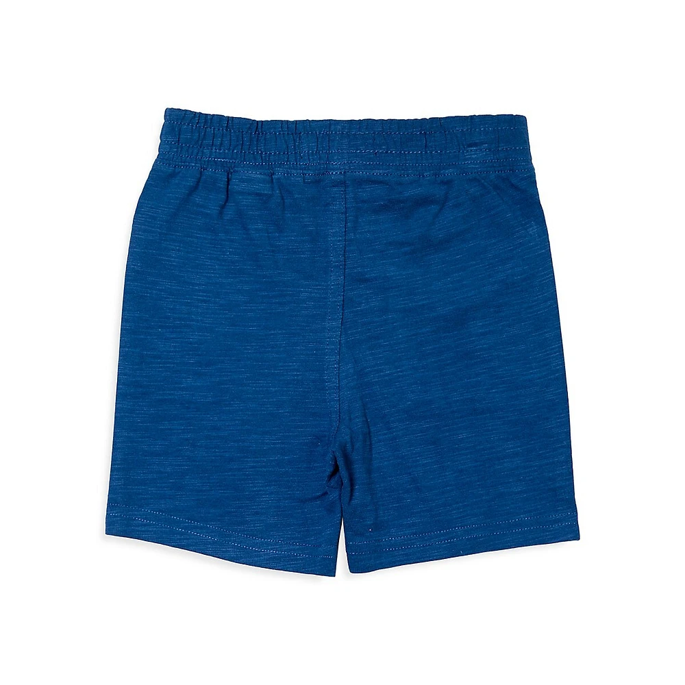 Ensemble chemise à imprimé tropical et short pour petit garçon