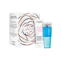 Coffret des fêtes Crème Mousse-Confort avec huile d'églantier nourrissante et démaquillant double-action pour les yeux Bi-Facil, 2 pièces, valeur de 92 $