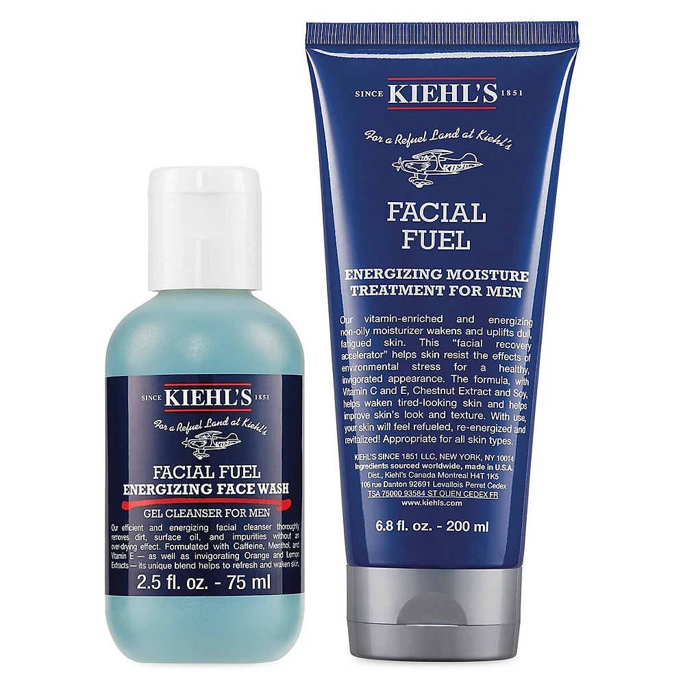 Facial Fuel Men's Cleansing 2-Piece Skincare Set