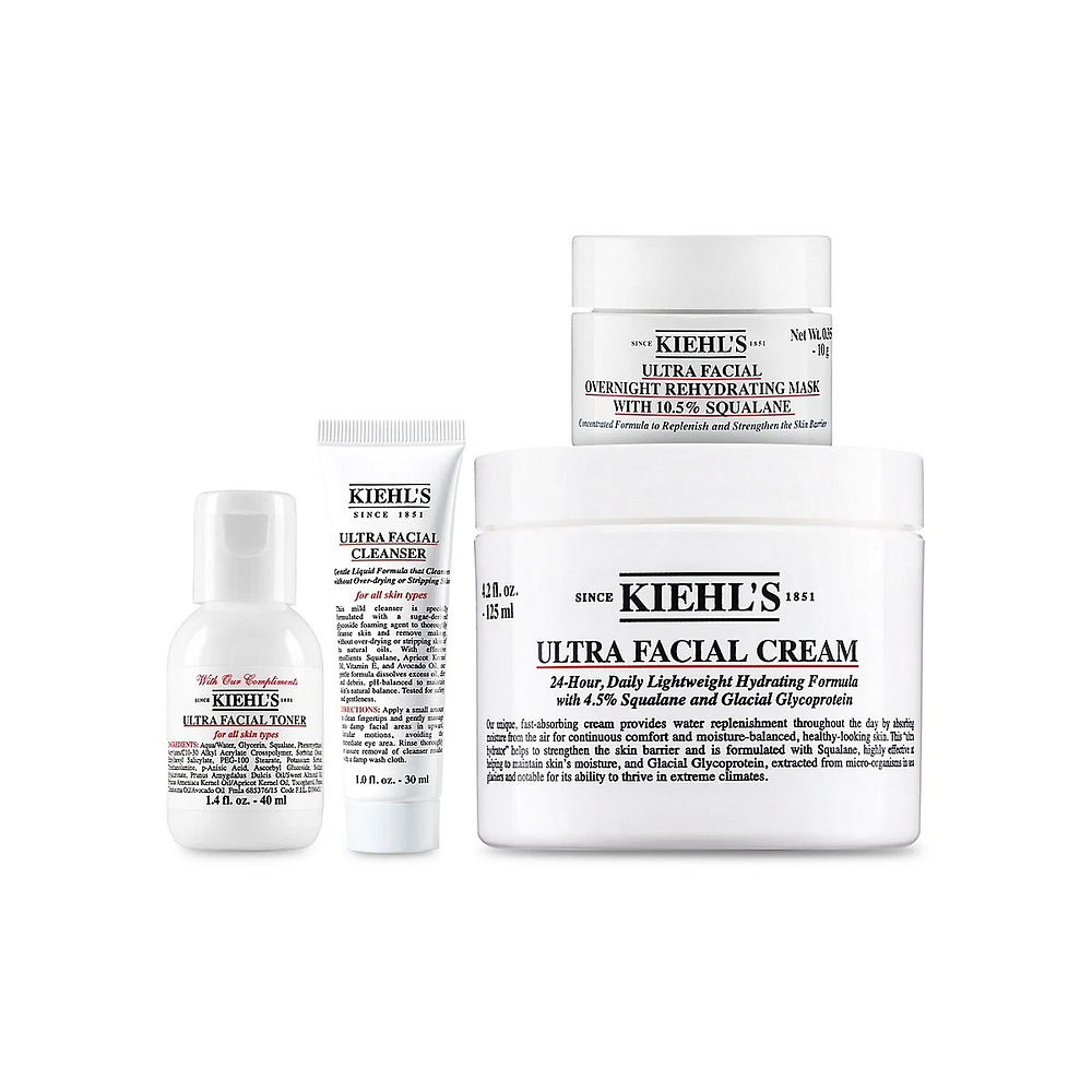 Ultra Facial Moisturizing 4-Piece Skincare Set