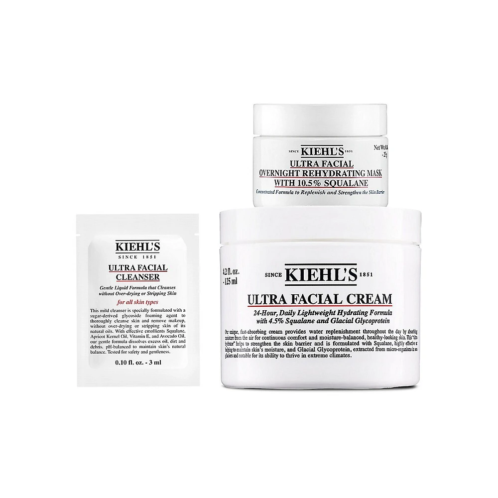 Ultra Facial Hydrating Duo, Face Cream & Rehydrating Mask With Squalane - $122 Value