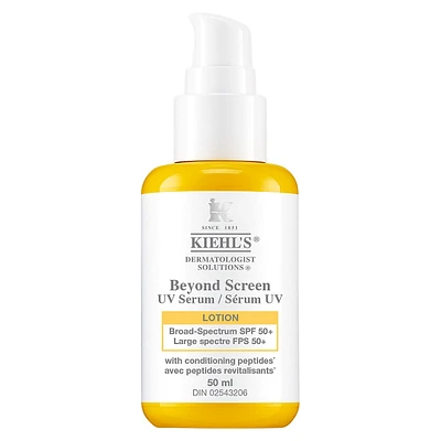 Beyond Screen UV Serum SPF 50+ Écran solaire pour le visage avec peptide de collagène