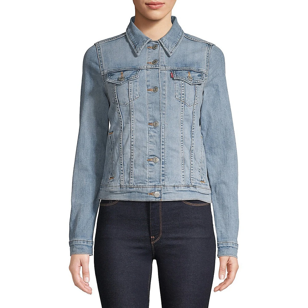 Jeanie Original Classic-Fit Denim Trucker Jacket