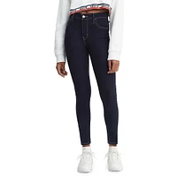 Jean ultramoulant à taille haute 720
