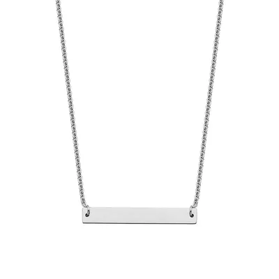 Stainless Steel Bar Necklace