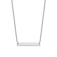 Stainless Steel Bar Necklace