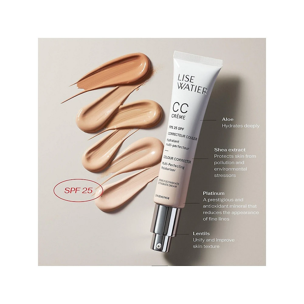 CC crème correcteur couleur hydratant multi-perfecteur