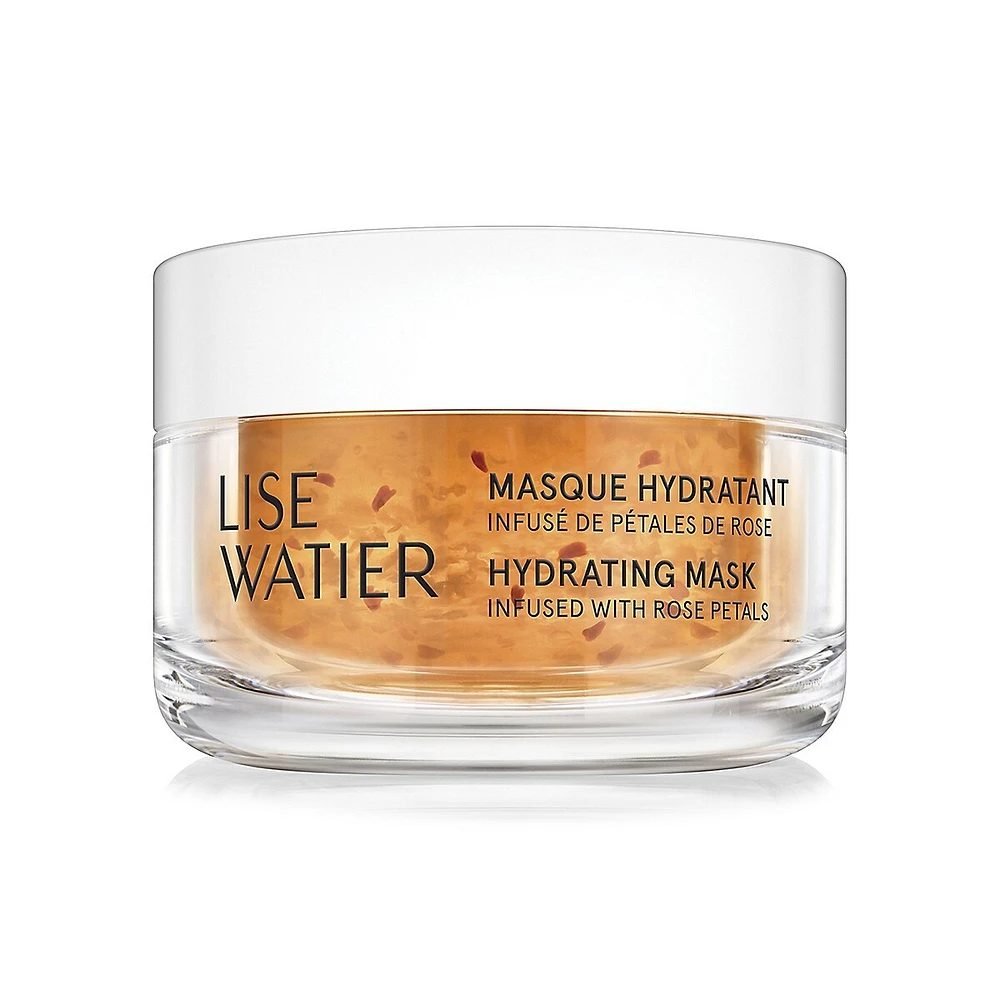 Masque hydratant infusé de pétales de rose