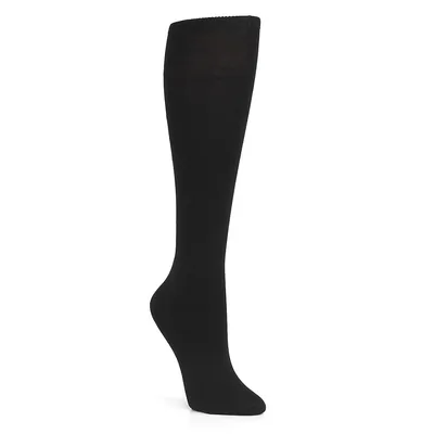 Women's Mercerized Knee-High Socks