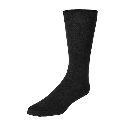 Men's 3-Pair Flat Knit XL Crew Socks