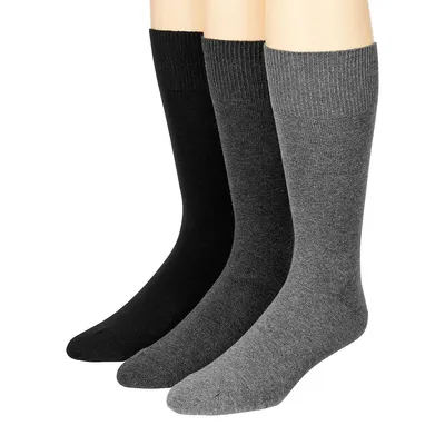 Socquettes en tricot rectiligne - 3 paires pour hommes