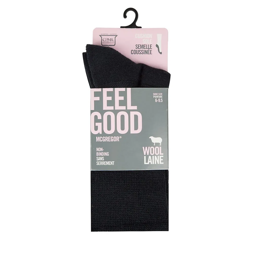Feel Good Non-Binding Crew Socks