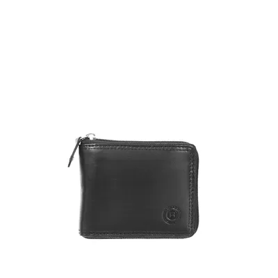 Zippered Bi-Fold Wallet