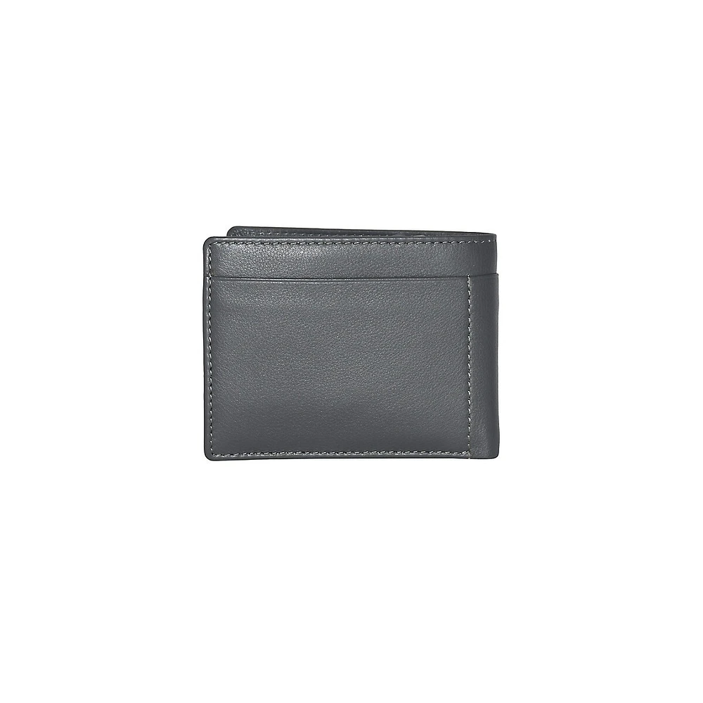 Traditional RFID Slim Leather Wallet