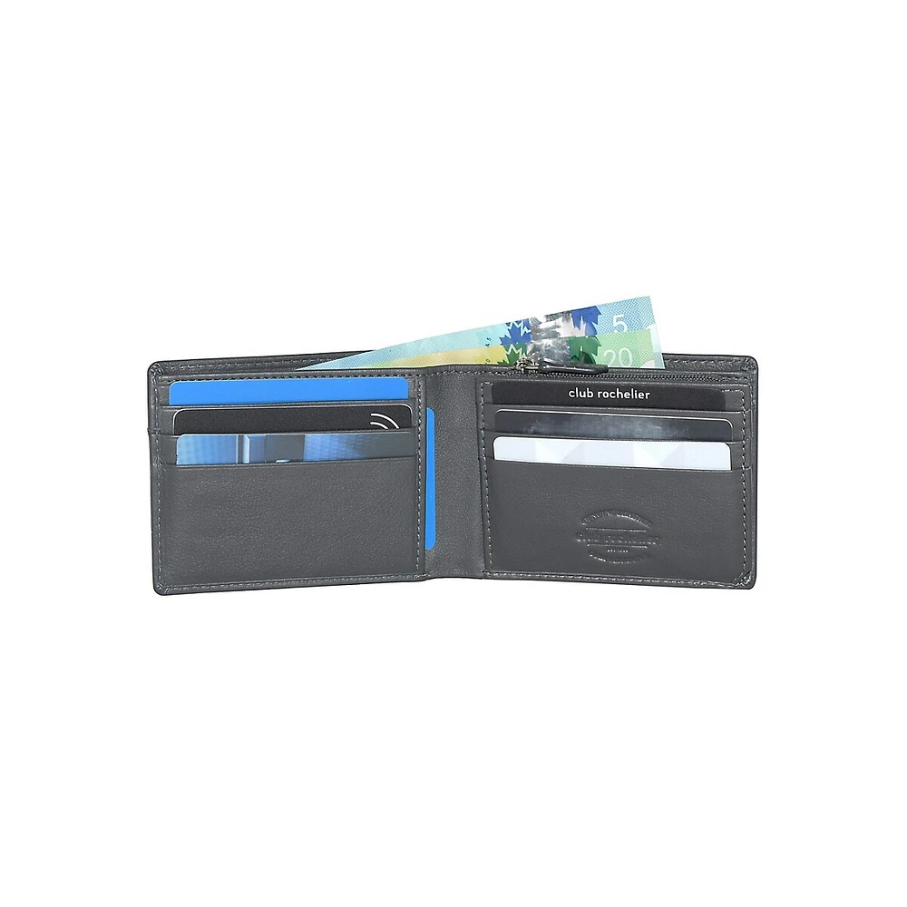 Traditional RFID Slim Leather Wallet