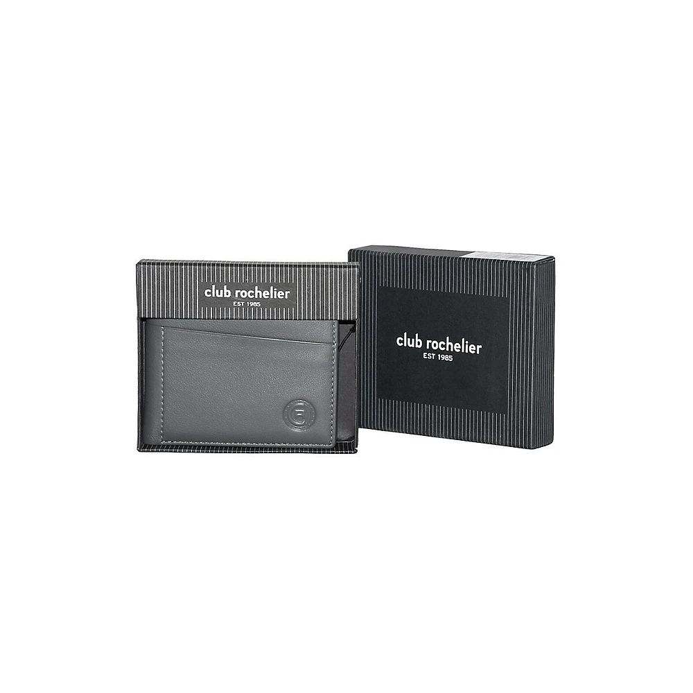 Traditional RFID Slim Leather Wallet