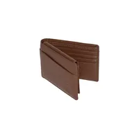 Traditional Slim Bi-Fold RFID Leather Wallet