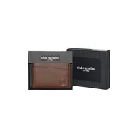Traditional Slim Bi-Fold RFID Leather Wallet