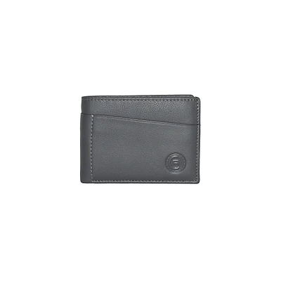 Traditional Slim Bi-Fold RFID Leather Wallet