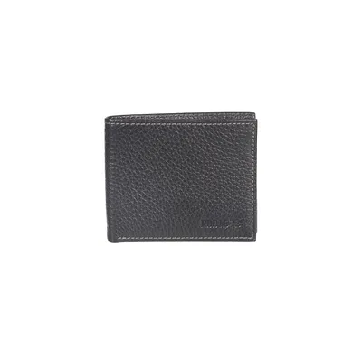 Guess Men's Front Pocket Wallet Magnetic Money Clip RFID Block Black