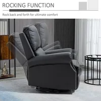 Manual Recliner Chair Armchair Sofa For Home Living Room