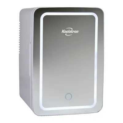 Réfrigérateur à cosmétiques portatif avec miroir lumineux à DEL, 6 L COSM6