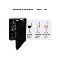 Réfrigérateur à vin thermoélectrique autoportant pour 20 bouteilles WC20