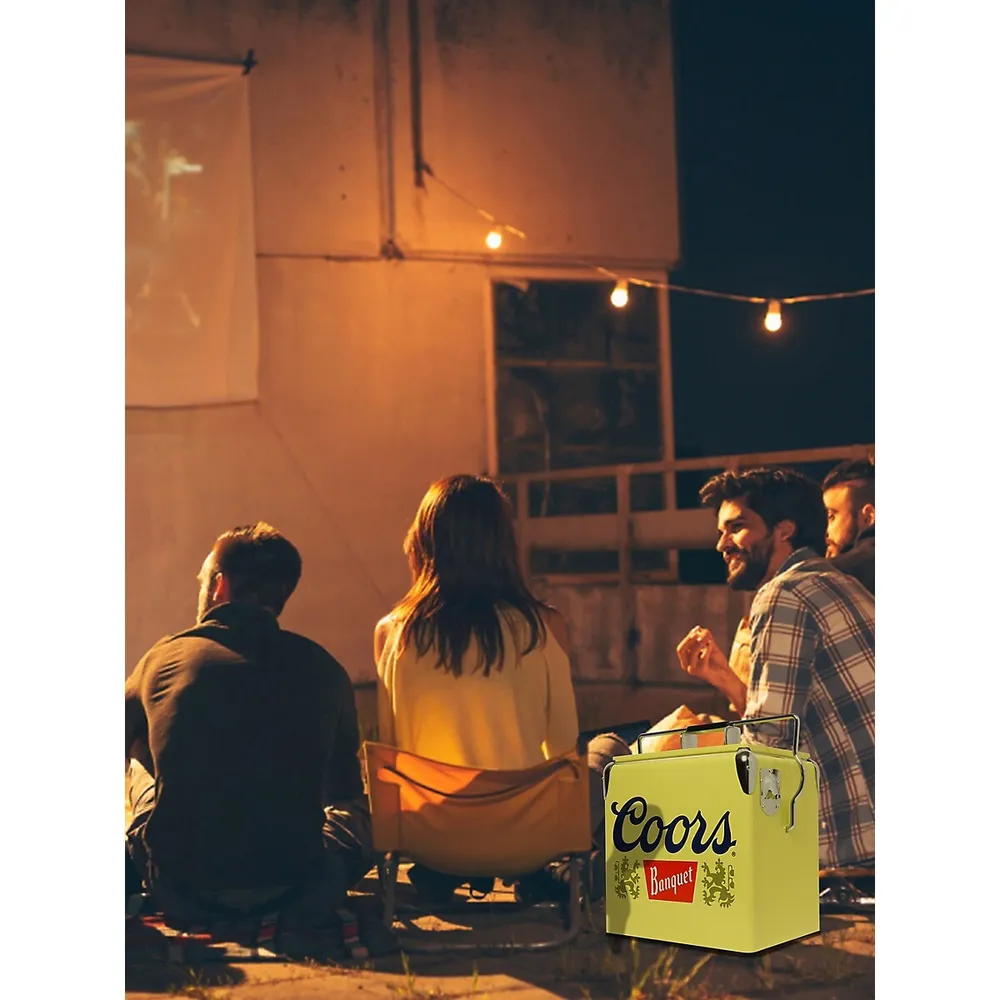 Koolatron Coors Banquet 13L Ice Chest, Yellow