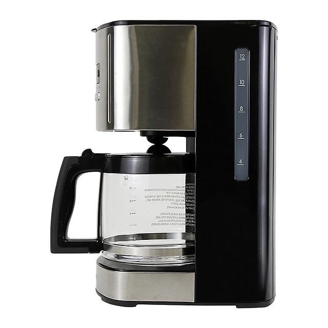 Kenmore Aroma Control 12-Cup Programmable Coffee Maker, Stainless Steel Drip  Coffee Machine, Glass Carafe, Reusable Filter, Timer, Digital Display,  Charcoal Water Filter, Regular or Bold 