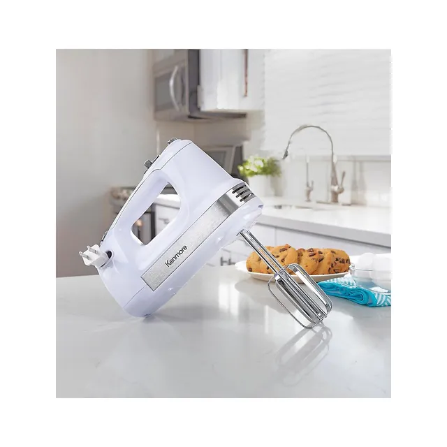 Kenmore 5-Speed Hand Mixer / Beater / Blender 250W with Burst Control  KKHM6, Color: White - JCPenney