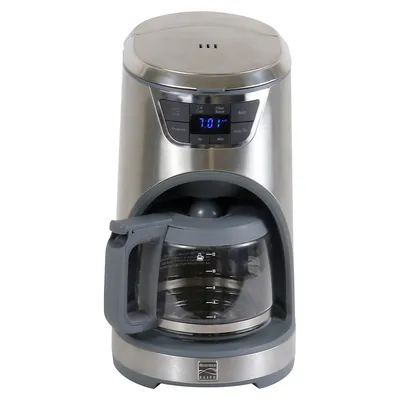 Elite Programmable 12-Cup Stainless Steel Coffee Maker With Digital Display