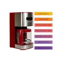 Starfrit 12 Cup Drip Coffee Maker Programmable 900 W 1.90 quart 12