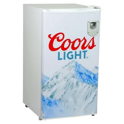 Coors Light 3.2 Cubic Foot (90L) Compact Fridge with Bottle Opener