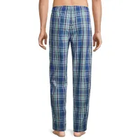 ​Checks Drawstring Poplin Lounge Pants