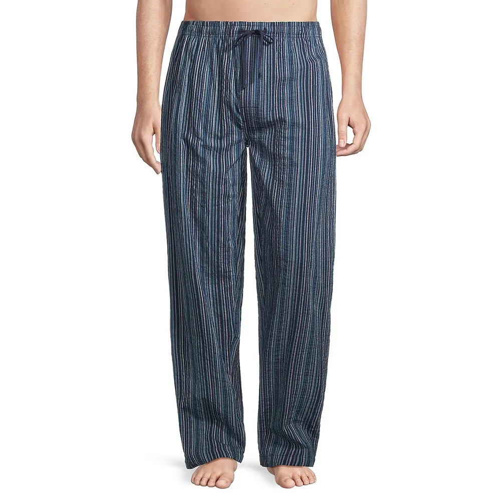 Striped Seersucker Lounge Pants