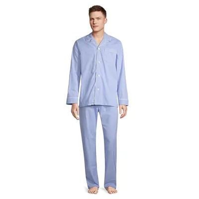 2-Piece Check Poplin Pyjama Set