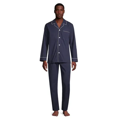 2-Piece Poplin Pyjama Set