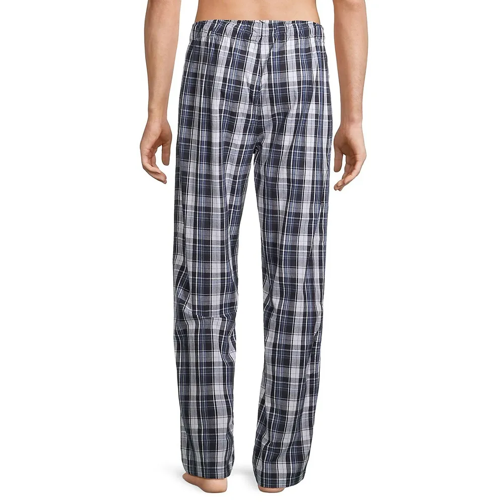Poplin Plaid Pyjama Pants