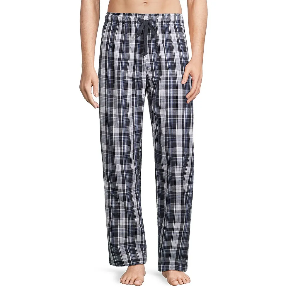 Poplin Plaid Pyjama Pants