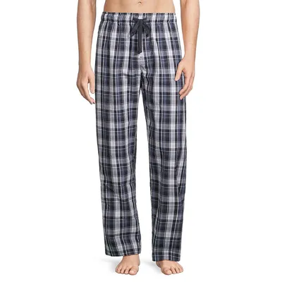 Poplin Plaid Pyjama Pants