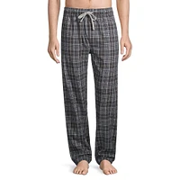 Pantalon de détente en finette à carreaux