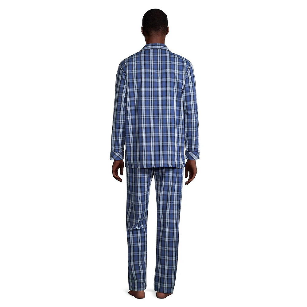 Plaid Poplin Essential 2-Piece Pyjama Set