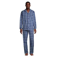 Plaid Poplin Essential 2-Piece Pyjama Set